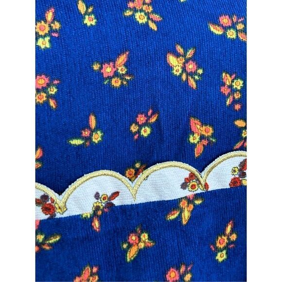 CeliaB Karisismi Tiered Scalloped Trim Mini Dress Blue Women's Size Large - Picture 14 of 14